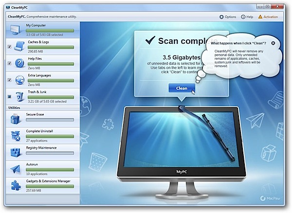 cleanmypc free activation code 2016