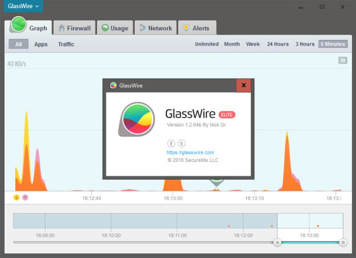downloading GlassWire Elite 3.3.517