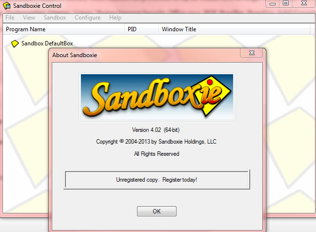 instaling Sandboxie 5.65.5 / Plus 1.10.5