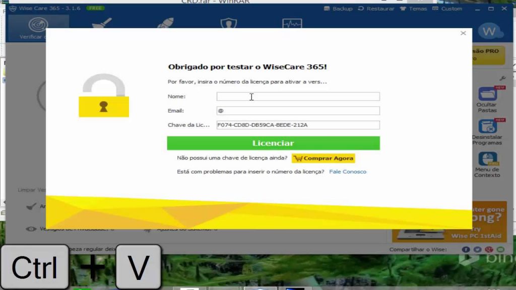 wise care 365 pro 4.69 license key 2017